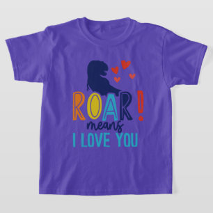 Jongens T-shirt ROAR met liefde – Dino Kids T-shir