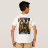 Jongens T-shirt Robotic Eagle (Achterkant volledig)