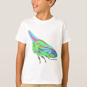 Jongens T-shirt (wit) - Eikensprinkhaan