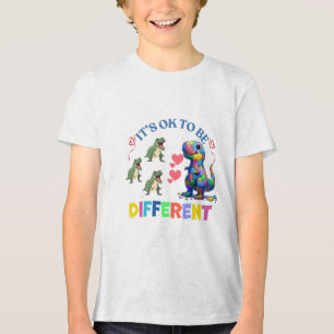 Jongens T-shirts – Het is oké om anders te zijn 🦕