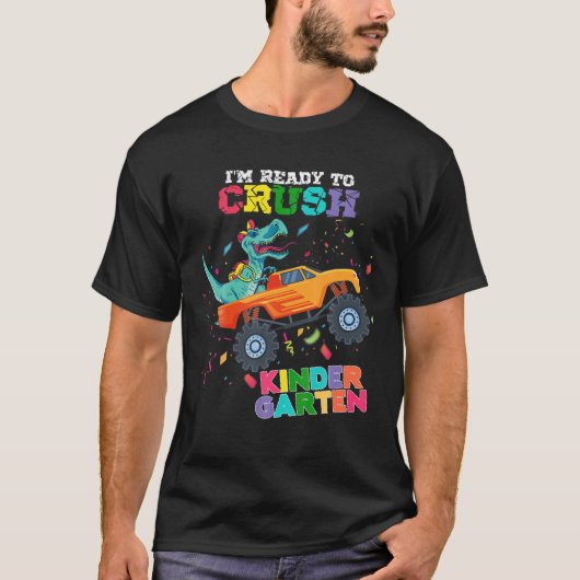 Jongens terug naar school ben ik klaar om de kinde t-shirt (Voorkant)