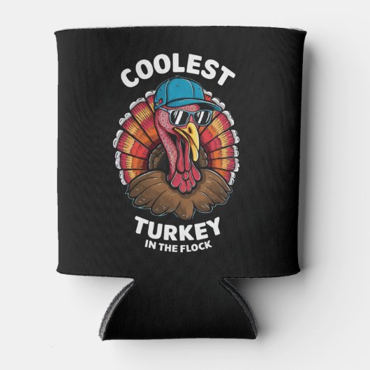 Jongens Thanksgiving Kinder Coolste Turkije in de  Blikjeskoeler (Voorkant)