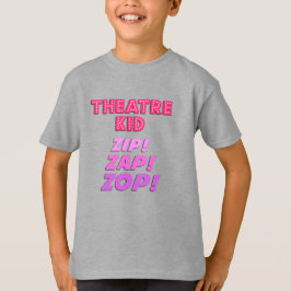 Jongens Theater Kid Zip-Zap-Zop T-shirt