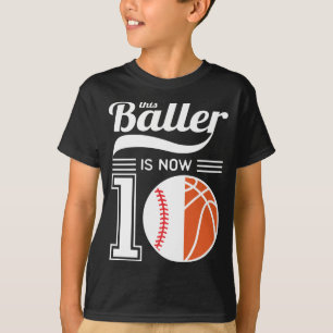 Jongen's tiende verjaardag, Baller Baseball Basket T-shirt
