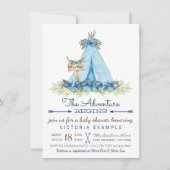 Jongens Tribal Boho TeePee Baby Shower Uitnodiging (Voorkant)