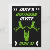 Jongens Trick Scooter Verjaardag Kaart (Voorkant)