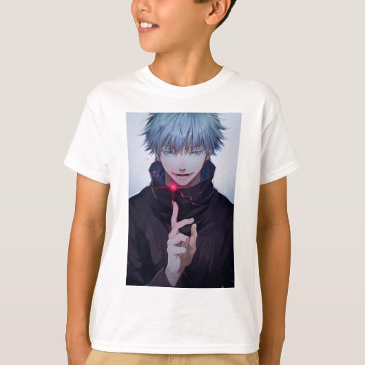 Jongens Tshirt met anime design (Voorkant)