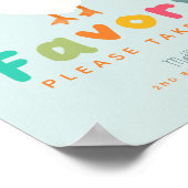 Jongens Twee Gekke Gans 2e verjaardag gunstteken Poster (Hoek)