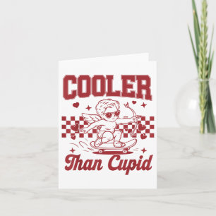 Jongens Valentijnsdag koeler dan Cupid Skateboardi Kaart
