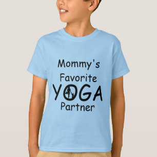 Jongens van de Partner van de Yoga van de Mama van T-shirt