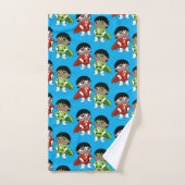 Jongens Verjaardag Action Hero Bad Handdoek (Handdoek)