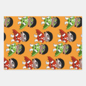 Jongens Verjaardag Action Hero Inpakpapier Vel (Voorkant)