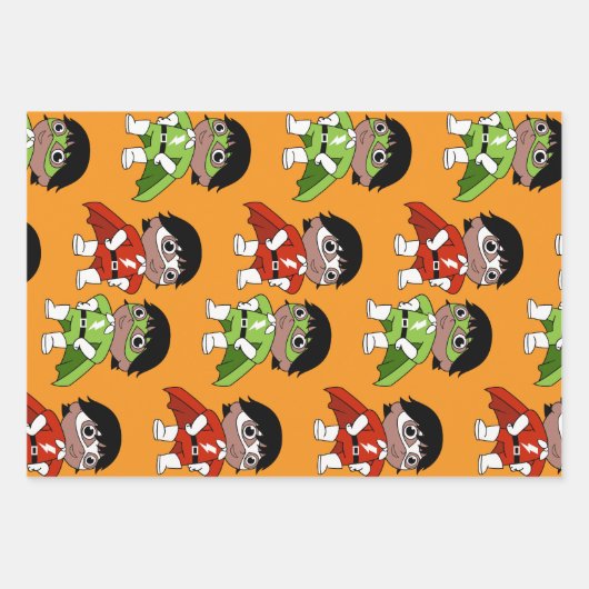 Jongens Verjaardag Action Hero Inpakpapier Vel (Voorkant)