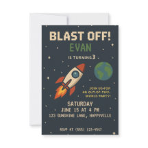 Jongens Verjaardag - buitenruimte raketschip
