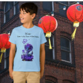 Jongens Verjaardag Chinees Nieuwjaar Slang T-shirt