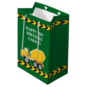Jongens Verjaardag Groene Cement Mixer Truck Custo Medium Cadeauzakje