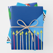 Jongen's verjaardag inpakpapier vel (In situ)