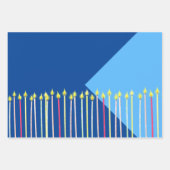 Jongen's verjaardag inpakpapier vel (Voorkant)