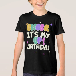 JONGENS VERJAARDAG OPBEURENDE T-SHIRT