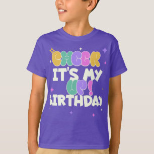 JONGENS VERJAARDAG OPBEURENDE T-SHIRT