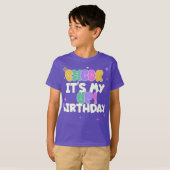 JONGENS VERJAARDAG OPBEURENDE T-SHIRT  (Voorkant volledig)