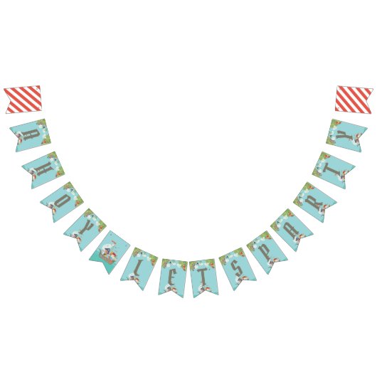 Jongens verjaardag - Pirate Party - Let's Party Vlaggetjes (Alle)