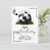 Jongens verjaardagsfeestje uitnodiging (Staand voorkant)