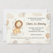 Jongens verjaardagsuitnodiging schattige waterverf kaart (Voorkant)