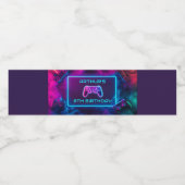 Jongens Video Gaming Verjaardagsfeest Waterfles Etiket (Enkel label)