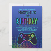 Jongens' Videospel Marine Verjaardag Kaart (Voorkant)