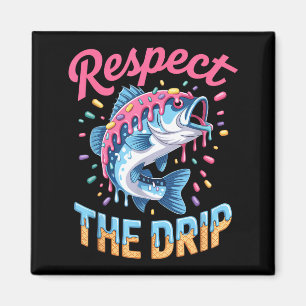 Jongens vishirt Respecteer The Drip Drippy Verjaar Magneet