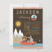 Jongens Visten verjaardagsfeestjes Kaart (Voorkant)