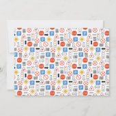 Jongens Voertuigen Vervoer Thema Verjaardag Kaart (Achterkant)