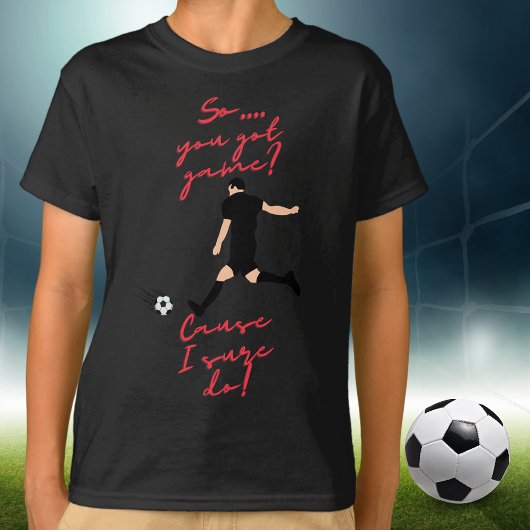 Jongens Voetbal dus je bent een spelletje geworden T-shirt