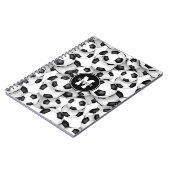 jongens voetballen spatsport notitieboek (Linkerzijde)