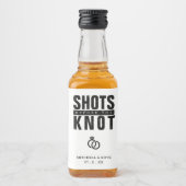 Jongens voor de Knoop Bachelorette Feest Likeurfles Etiket (Voorkant)