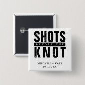 Jongens voor de Knoop Bachelorette Feest Vierkante Button 5,1 Cm