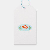 Jongens Vossen Baby shower Gift Labels Cadeaulabel (Achterkant)