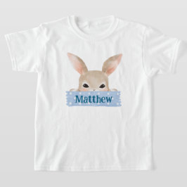Jongens Waterverf Blue Easter Bunny T-shirt