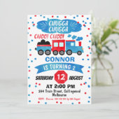 Jongens Waterverf Verjaardagsuitnodiging Kaart (Staand voorkant)