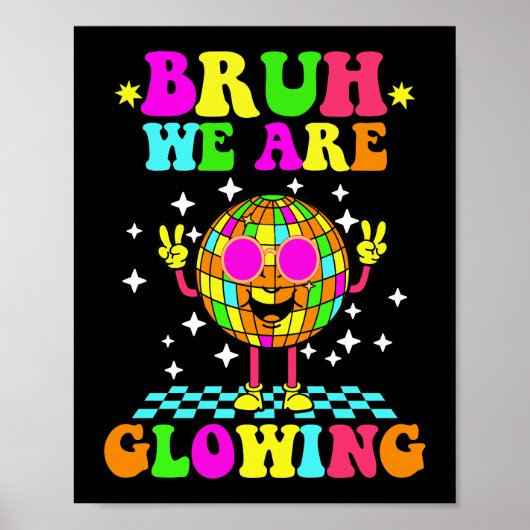 Jongens we gloeien poster (Voorkant)