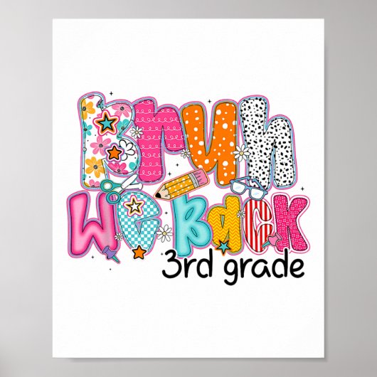 Jongens we zijn terug 3e klas eerste schooldag ter poster (Voorkant)