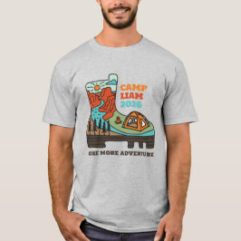 Jongens Weekend Bachelorfeest Camping T-shirt