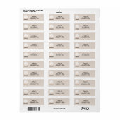 Jongens Western retouradreslabel Etiket (Full Sheet)