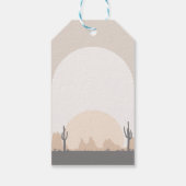 Jongens 'Westerne eerste Rodeo Gift Label Cadeaulabel (Achterkant)