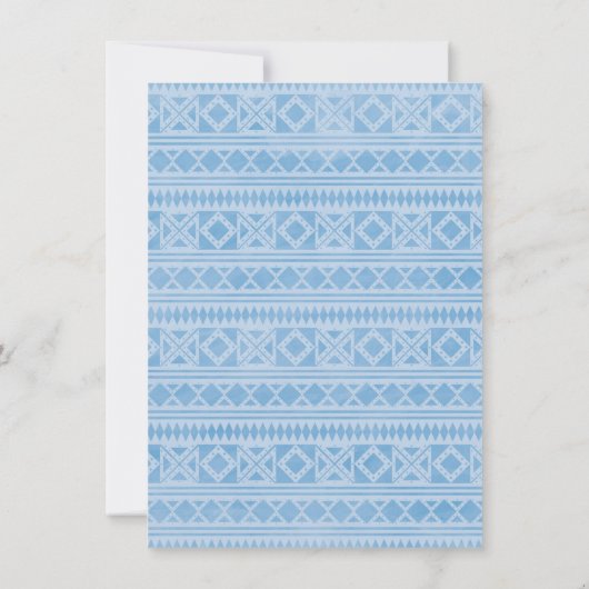 Jongens Wild One First Birthday Party Uitnodiginge Kaart (Achterkant)