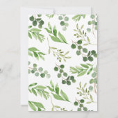 Jongens Wild One Foliage Safari Verjaardag Uitnodi Kaart (Achterkant)