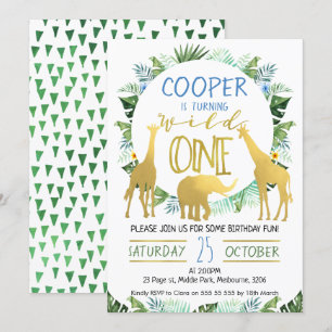 Jongens Wilde Eenhoevige Gouddieren Kaart