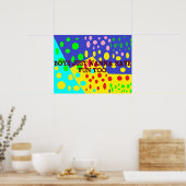 Jongens willen gewoon plezier hebben logo heldere  poster (Keuken)