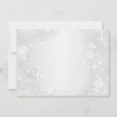 Jongens Winter Wonderland Baby Shower Uitnodiginge Kaart (Achterkant)